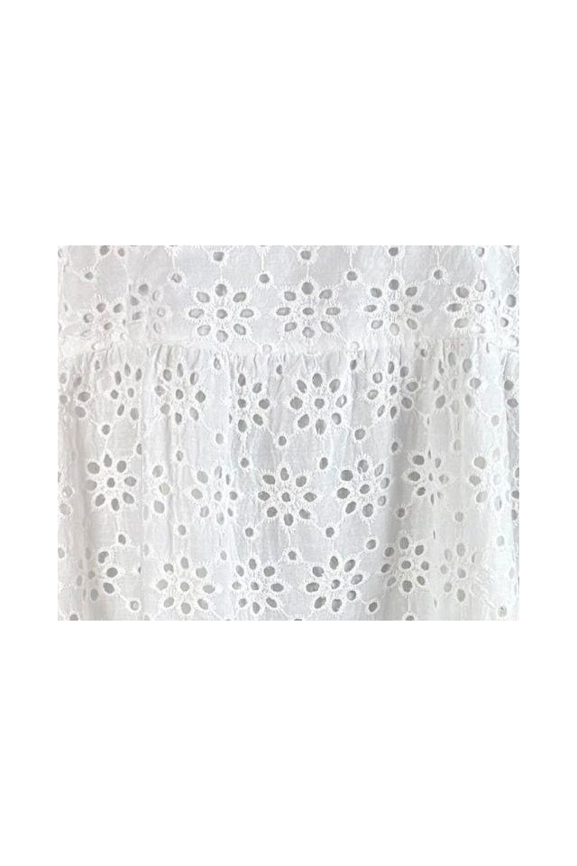 Rochie traditionala dama R25 alb crystal