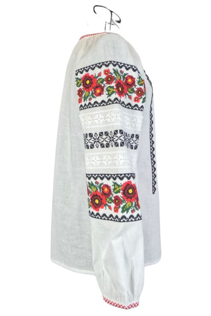 Bluza dama tip ie D24, alb pur/negru