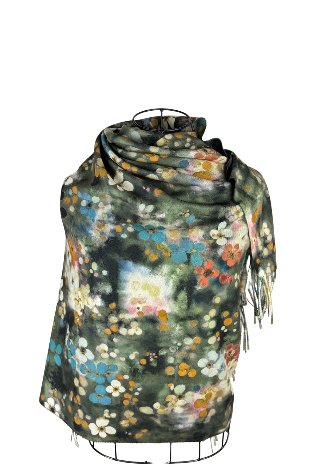 Fular dama tip casmir SE olive
