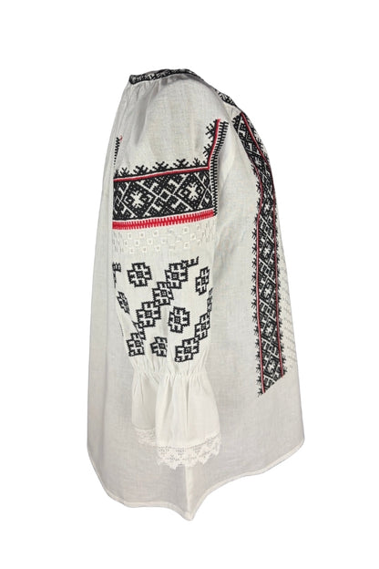 Bluza dama SE26F alb/negru
