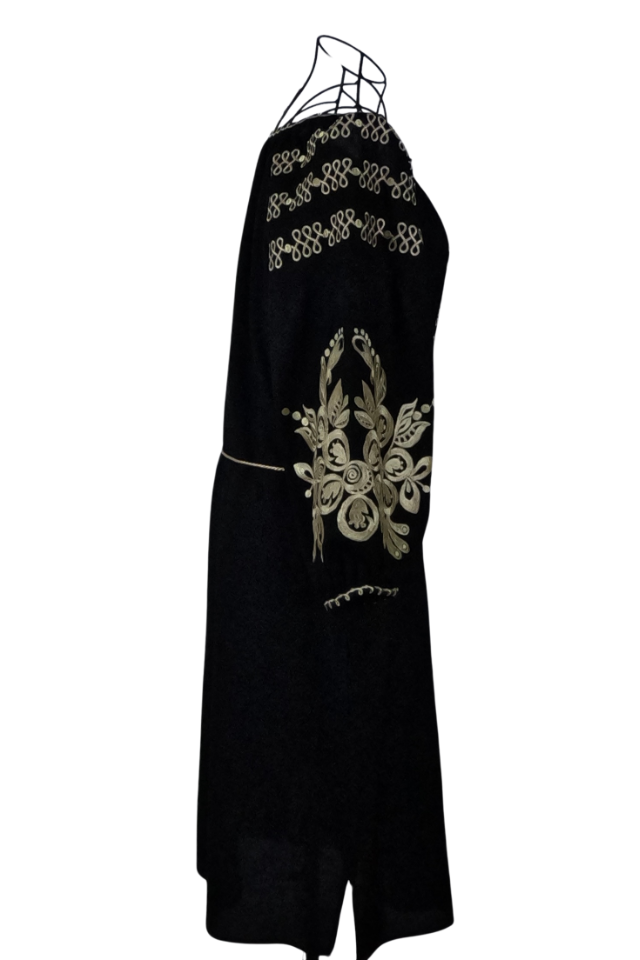 Rochie traditionala R24, negru darth vader