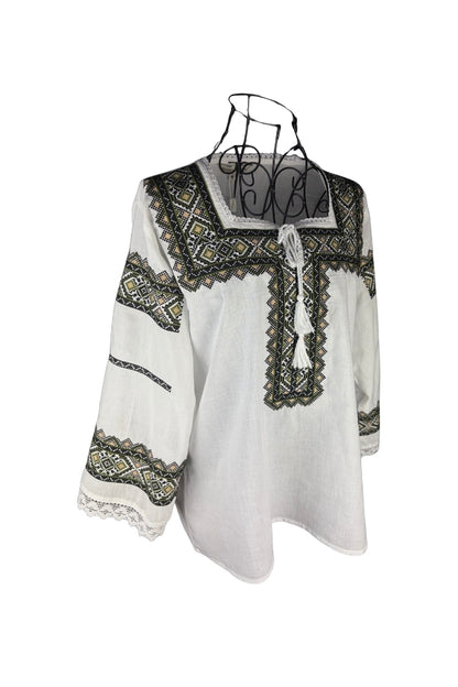 Bluza dama SE26F alb/bej