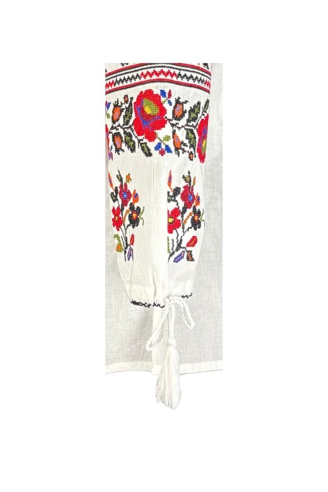 Bluza dama tip ie 257 alb/portocaliu