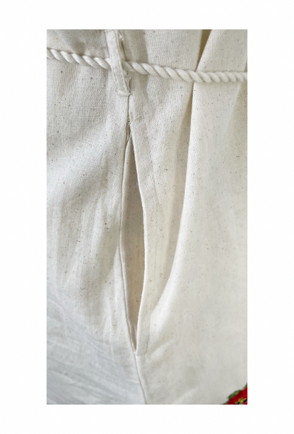 Rochie casual dama R777,  bej/rosu
