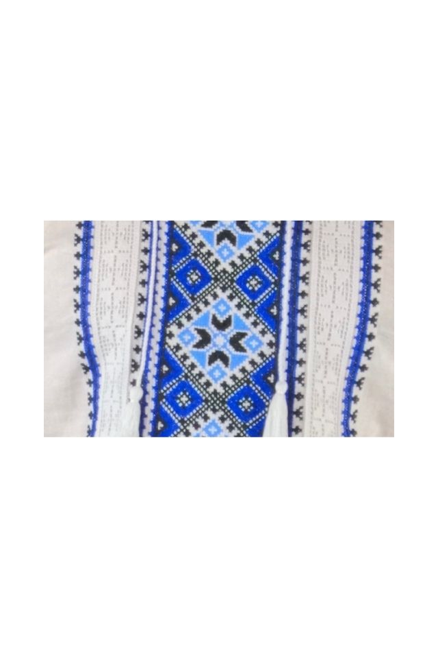 Ie barbati CPB alb/bleu