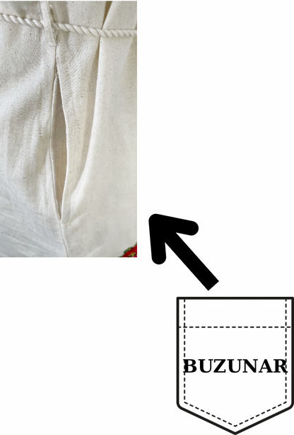 Rochie casual dama R777,  bej/rosu
