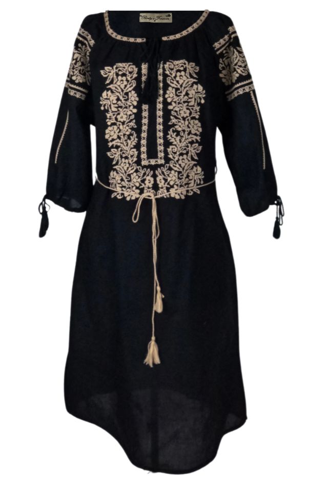 Rochie dama negru/bej