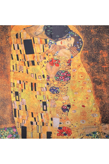 Esarfa patrata S dama, Dacali, maro ruginiu, 70x70 cm