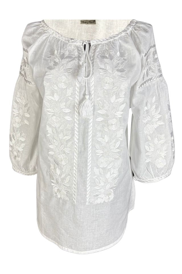 Bluza dama DEC alb optic