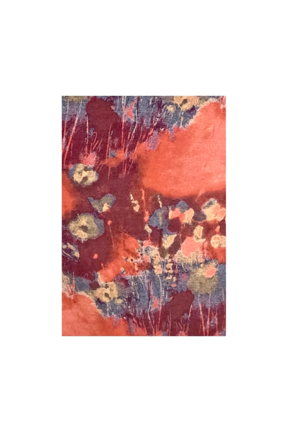 Fular dama lână de lux, alb/galben, 180x60cm