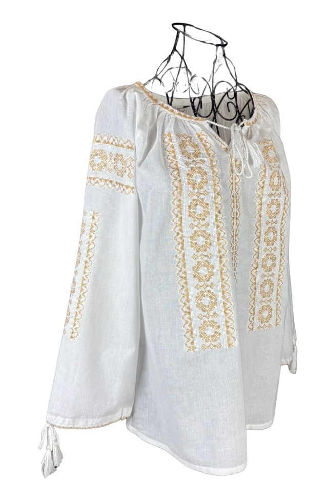 Bluza dama tip ie I26 alb/crem