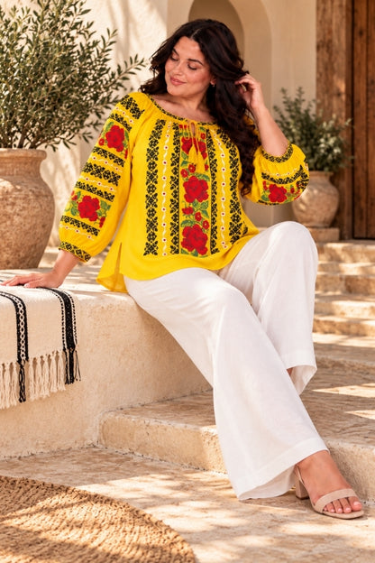 Bluza dama OG26 galben