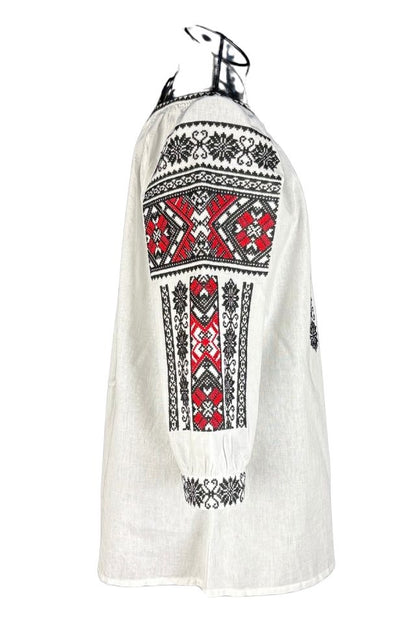 Bluza dama tip ie 257 alb crystal/negru