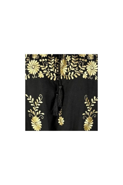 Bluza dama tip ie 257 negru mahon/auriu