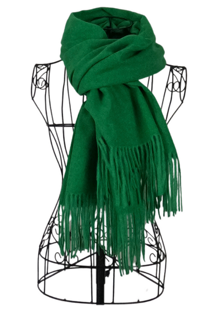 Fular dama uni 24, 180x70cm, verde deschis