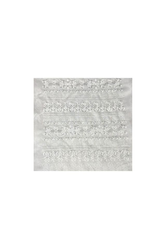 Marama traditionala MA alb crystal