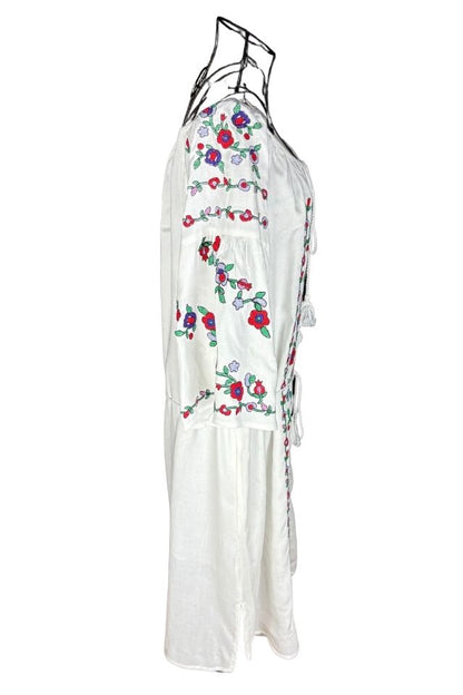 Rochie dama S25 alb/mov