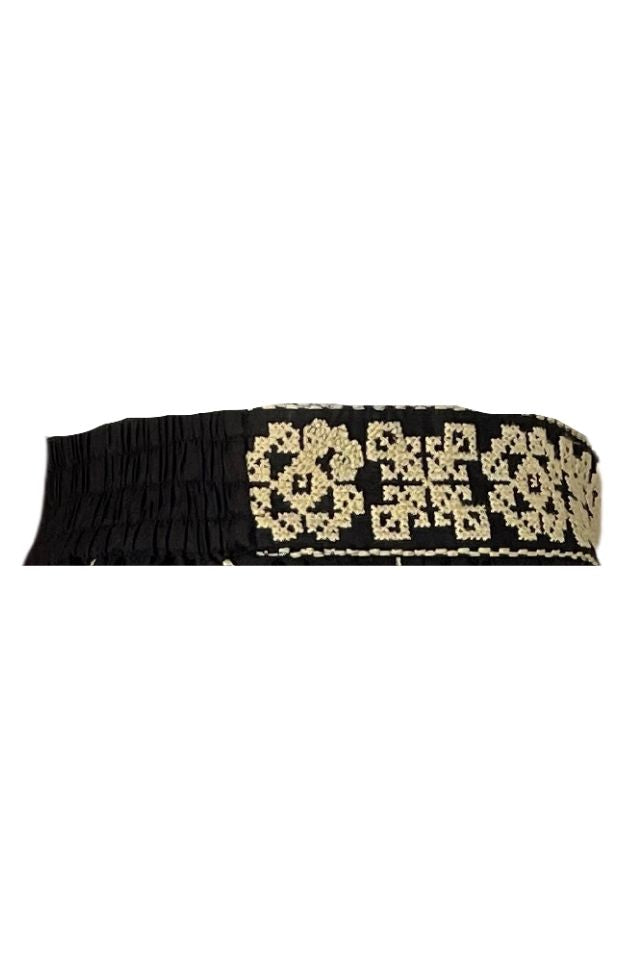 Fusta dama casual cu model FC2, negru/bej, 2XL