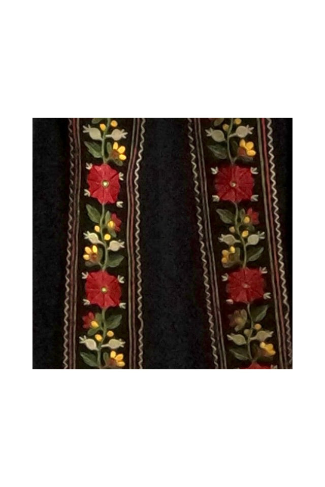 Fusta dama R24F, negru/rosu