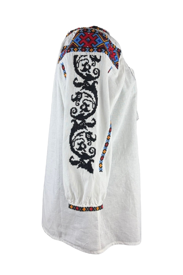 Bluza dama AU26 alb/negru