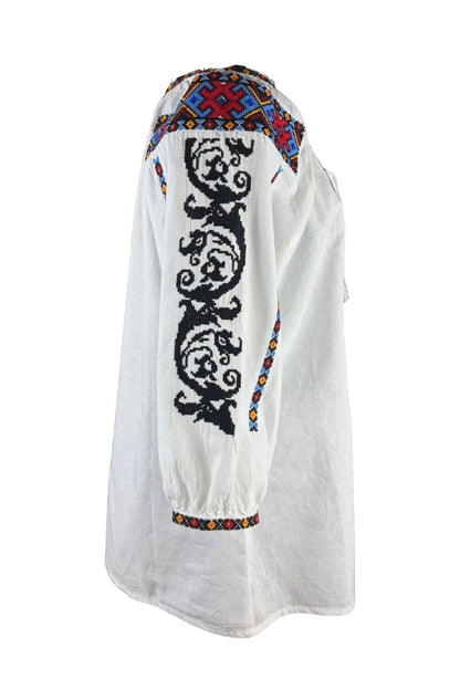 Bluza dama AU26 alb/negru