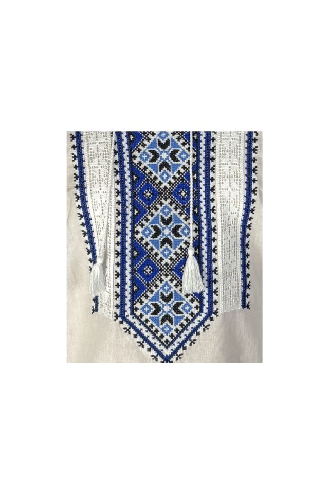 Ie barbati CPB alb/bleu