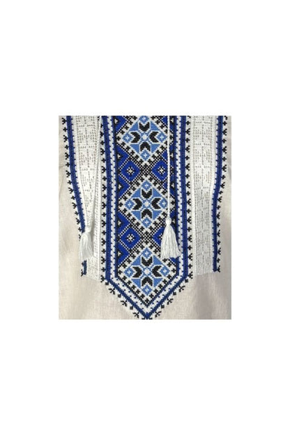 Ie barbati CPB alb/bleu