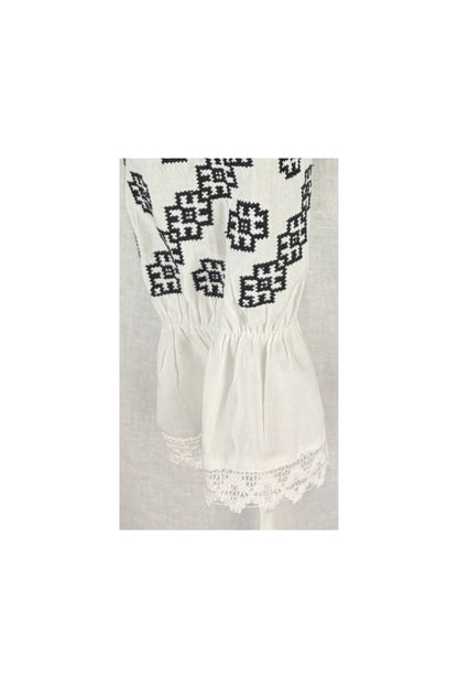 Bluza dama SE26F alb/negru