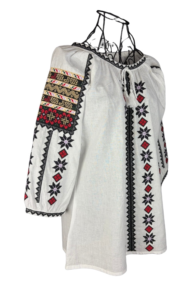 Bluza dama 2IU26 alb/mov