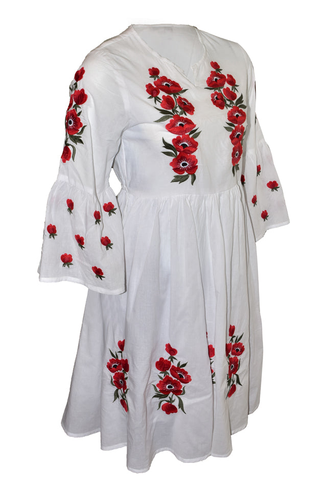 Rochie dama casual R11, alb