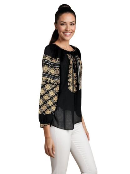 Bluza dama tip ie I26 negru/bej