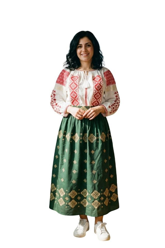 Fusta dama A26 verde