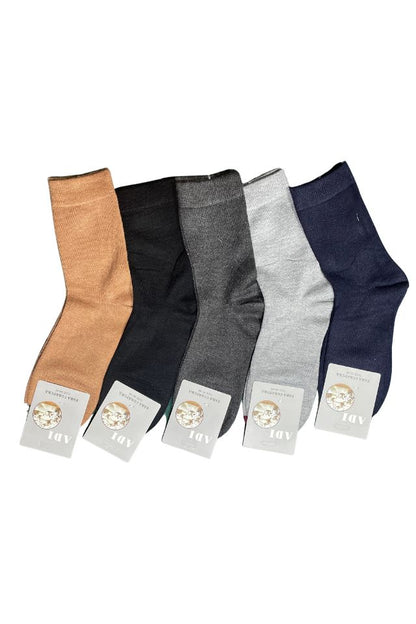 Set 5 perechi sosete barbati din angora AU, Dacali, marimea 40-44, multicolor