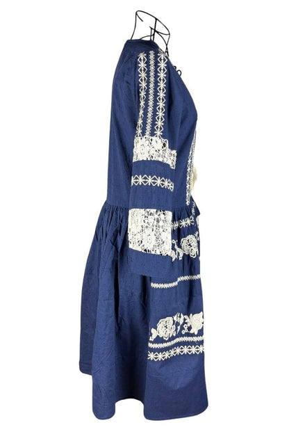 Rochie dama casual RL25 albastru