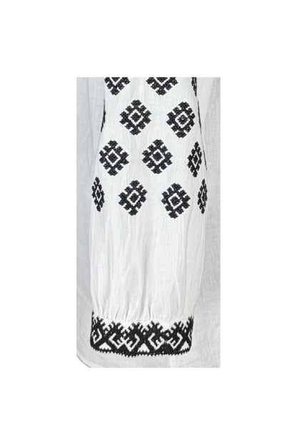 Bluza dama IL26 alb/negru