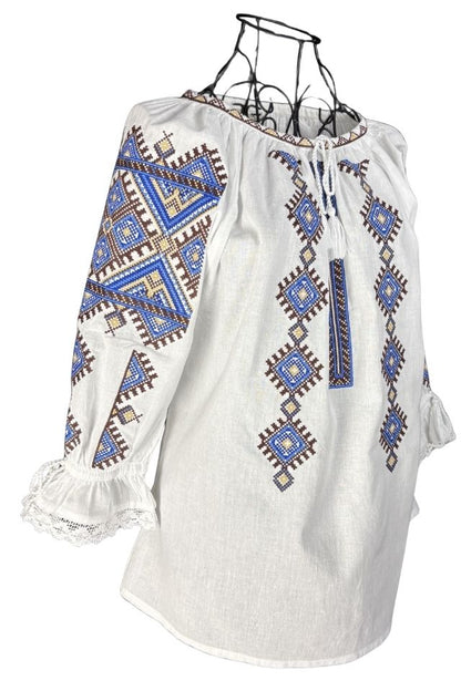 Bluza dama M26 alb/maro