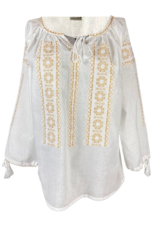 Bluza dama tip ie I26 alb/crem