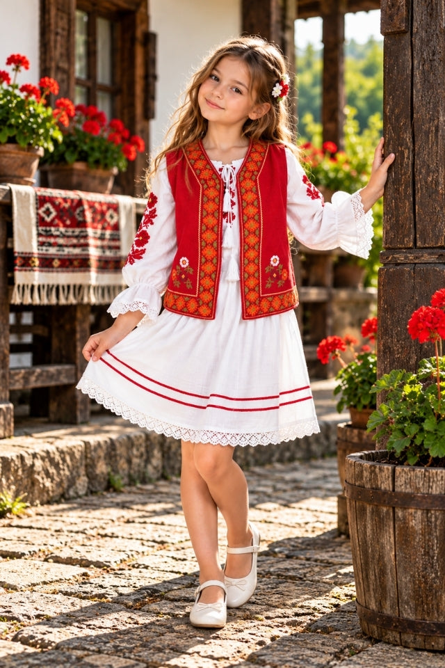 Vesta fete CPOF rosu