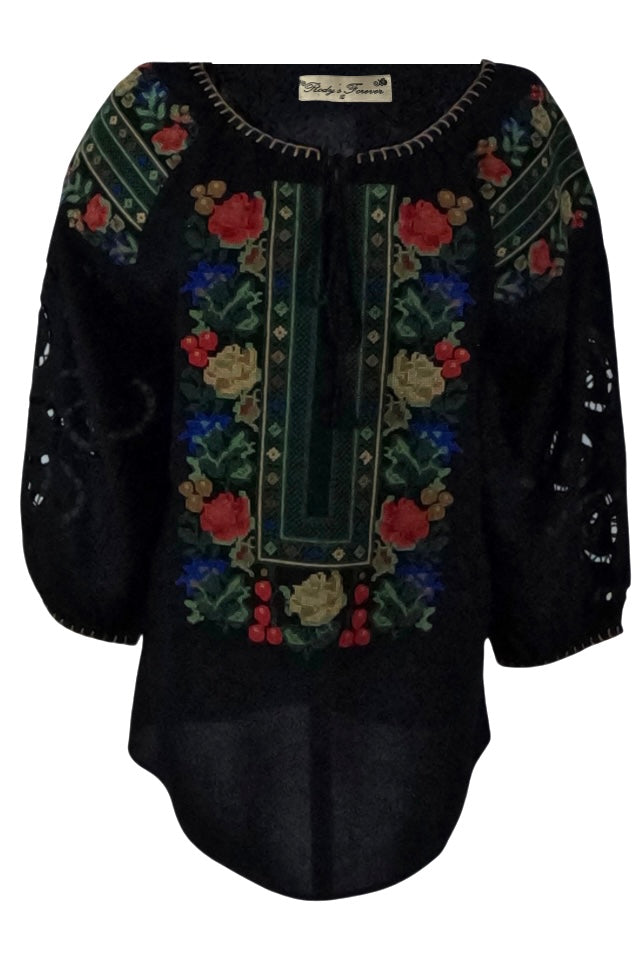 Bluza dama tip ie R25, negru antichizat