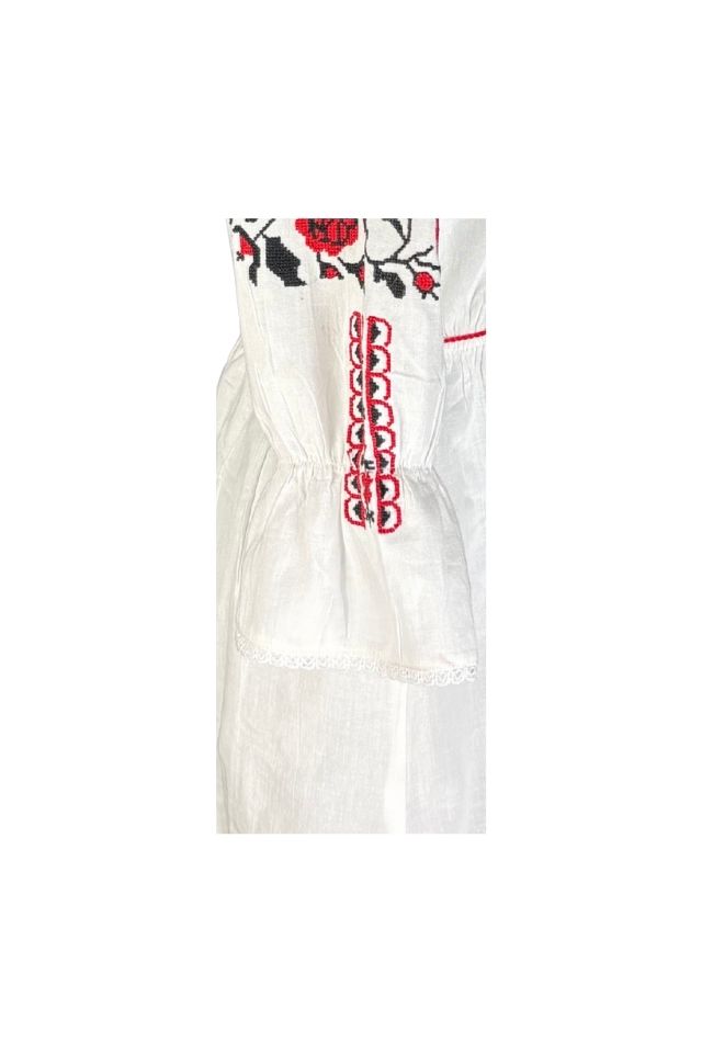 Rochie fete CPC alb/rosu