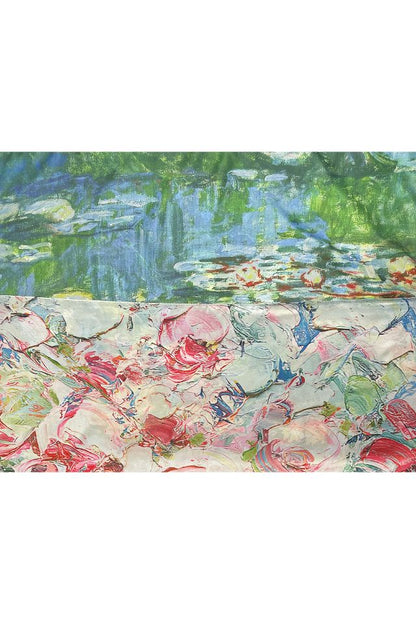 Esarfa patrata NR dama, Dacali, roz, 70x70 cm