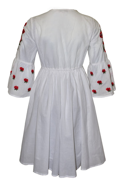 Rochie dama casual R11, alb