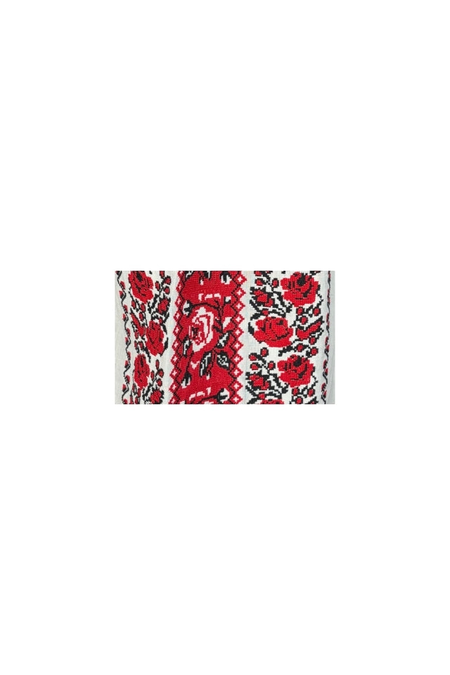 Bluza dama 2IU26 alb/rosu
