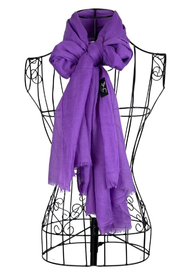 Esarfa dama uni 25V, mov 180 x 95 cm