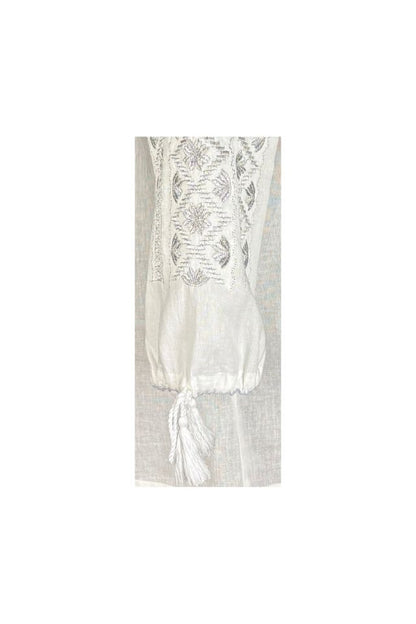 Bluza dama tip ie R256  alb/argintiu