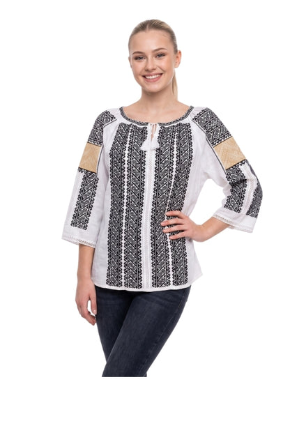 Bluza dama IL26 alb/crem