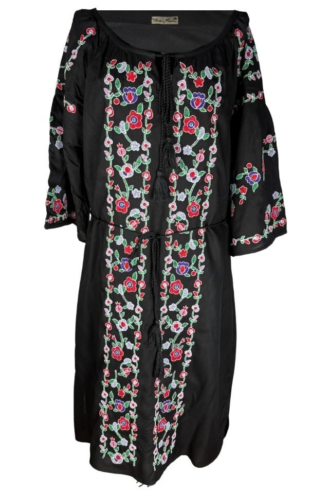 Rochie dama S25 negru/mov
