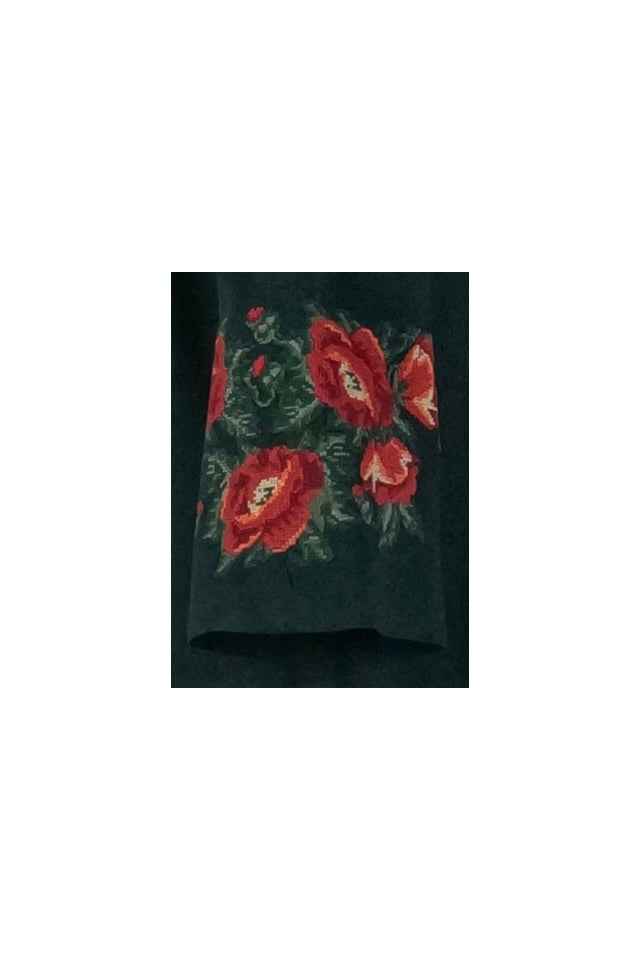 Bluza tip ie R24D, verde/rosu