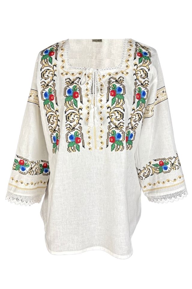 Bluza dama RS25 alb/galben