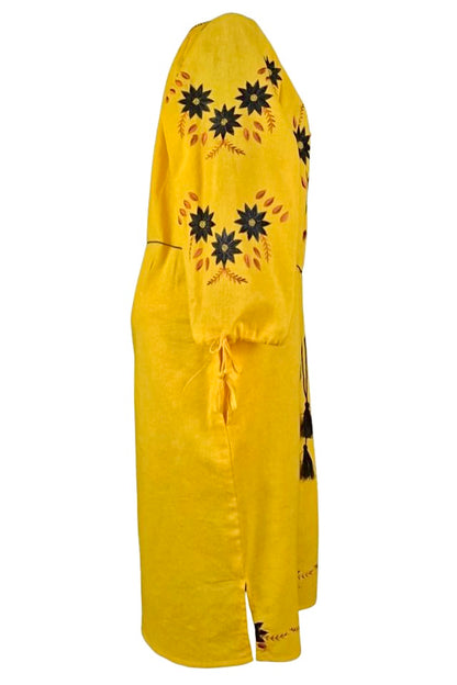 Rochie dama casual RDF, galben